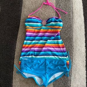 Candie’s 2 piece tankini swimsuit